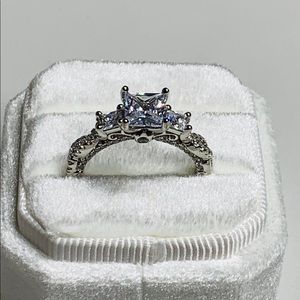 New Wedding ring 925 sterling silver with CZ